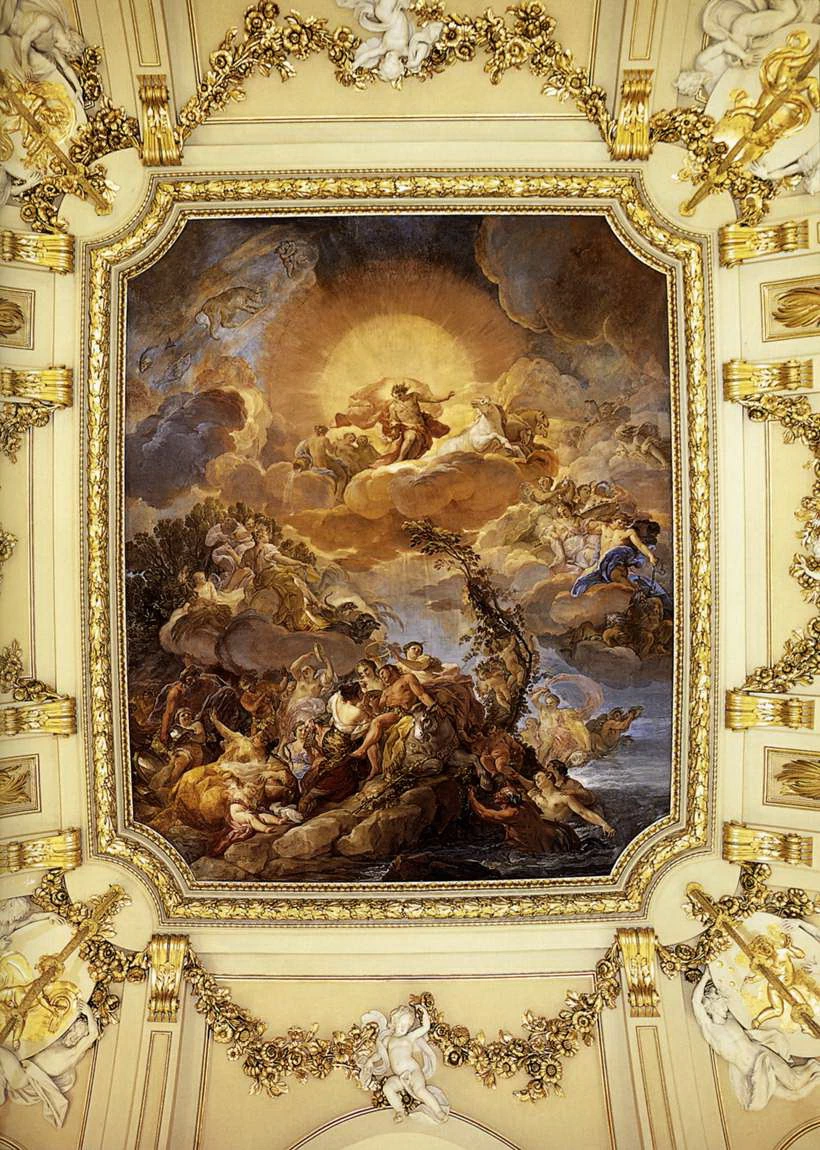 La nascita del sole e il trionfo di Bacco - Palazzo reale di Madrid